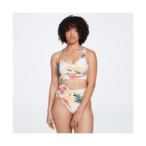 Calia Power Sculpt Bikini & ruched front swim top 2 piece XS